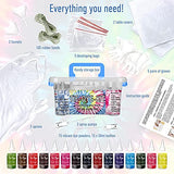 Premium Tie Dye Kit, 15 Vibrant Colors + Spray nozzles, Full Accessories. Adults or Kids, Summer Party Fun, Arts, Crafts, Easy to use, dye for Clothes, t-Shirts, Fabric dye, Tye die kit
