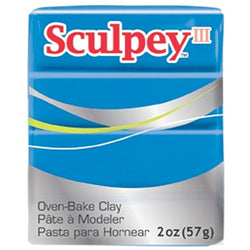 Sculpey Iii Polymer Clay 2oz-New Blue