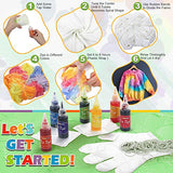 DIY Tie Dye Kits, 26 Colors Fabric Dye Kit for Kids, Adults and Groups, Non-Toxic Tie Dye Supplies for Party, Gathering, Festival, User-Friendly, Add Water Only Perfect Thanksgiving Christmas Gift