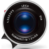 Leica 11681 Summarit-M 50mm/f2.4 Normal Lens, Silver
