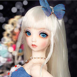 1/4 BJD Doll Fashion Loli Full Set 40Cm 15Inch 19 Jointed Dolls + Clothes + Makeup + Accessories Baby Doll Toy Gift for Girs's Toy