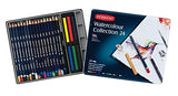 Derwent Colored Pencils, Watercolor, Water Color Pencils, Drawing, Art, Metal Tin, 24 Count