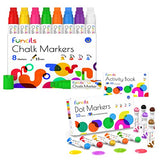 Funcils 8 Washable Marker and 10 Dot Marker Bundle