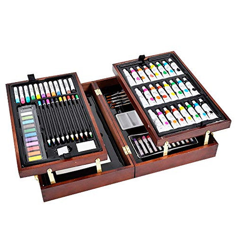 Vigorfun Deluxe Art Set in Wooden Case, with Soft & Oil Pastels, - Painting  Supplies - Houston, Texas, Facebook Marketplace