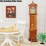 Odoria 1/12 Miniature Grandfather Clock Dollhouse Victorian Furniture Accessories