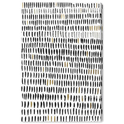 The Oliver Gal Artist Co. Abstract Wall Art Canvas Prints 'Ocean Drops' Home Décor, 40" x 60", Black, White
