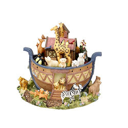 LOVE FOR YOU Noah's Ark Music box Christian Bible Stories for Home Decor ornaments Birthday Gift Baptism gift