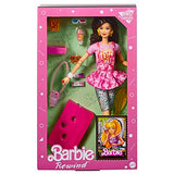 Barbie Doll, Black Hair, 80s-Inspired Movie Night, Barbie Rewind Series, Nostalgic Collectibles and Gifts, Clothes and Accessories