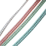 BeadSmith Studded Faux Suede, Jewelry Cord Assortment 5mm Wide, 8 Meters Total, Lights Mix