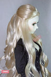 BJD Doll Hair Wig 8-9" 20-22cm golden 1/3 SD DZ DOD LUTS Mohair Long curly hair