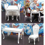 F Fityle 1/6 Scale Doll House Miniature Chair Table Model for 12'' Action Figure Scene - Desk