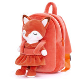 Lazada Toddler Backpack for Kids Girl Toys Fox Animal Plush Backpacks Baby Girl Gifts Age 2+ Brown