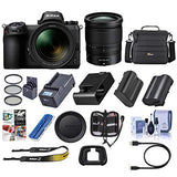 Nikon Z6 FX-Format Mirrorless Camera with NIKKOR Z 24-70mm f/4 S Lens - Nikon Mount Adapter FTZ - Bundle with Camera Case+72mm Filter Kit+Spare Battery+Charger+Cleaning Kit+Memory Wallet+PC Software