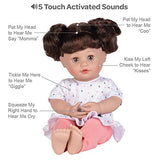 Adora Interactive Doll, 15 inch My Cuddle & Coo Baby Kitty Kisses, 5-Touch Activated Features - Cries, Coos, Giggles, Kisses Back & Says Momma