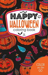 Happy Halloween Coloring Book: 32 Designs (Color on the Go )