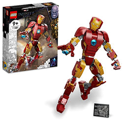 LEGO Marvel Iron Man Figure 76206 Building Kit; Realistic Model for Play and Display Based on Iron Man from Marvel Studios’ Avengers: Age of Ultron; Collectible Gift for Kids Aged 9+ (381 Pieces)