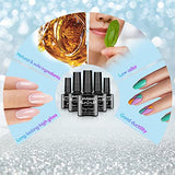 Gel Nail Polish Kit with U V Light 120W Nail Lamp, 20pcs Gel Nail polish set, 25000RPM Electric Nail Drill Machine, No Wipe Top & Matte Top Coat Base Coat, Nail Art Decorations, Nail Manicure Tools, All-In-One Manicure Kit