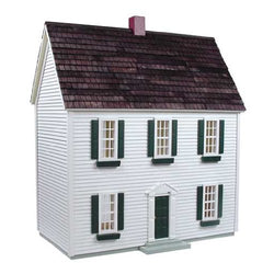 Real Good Toys Dollhouse Miniature 1/24 Scale Colonial Dollhouse Kit by RGT