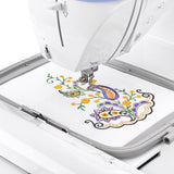 Brother PE770 Embroidery Machine + Grand Slam Package Includes 64 Embroidery Threads + Prewound