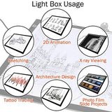 Ultra-Thin Portable LED Light Box Tracer USB Power Dimmable Brightness Artcraft Tracing Light Pad Light Box for Diamond Paint Artists Drawing Sketching Designing Stencilling A3 Size 18.3 x 13.5in