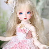 HGFDSA 27Cm BJD Doll Children's Creative Toys 1/6 SD Dolls 10.6Inch Ball Jointed Doll DIY Toys Cosplay Fashion Dolls with Clothes Outfit Shoes Wig Hair Makeup