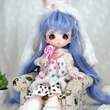 ICY Fortune Days Anime Style Ball Jointed Doll, Including Wig, Makeup, Removable Head and Replaceable Eyes and Dress, Shoes, 1/6 Scale, About 12 Inch(Bella)
