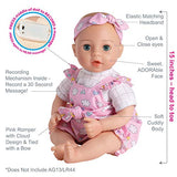 Adora Interactive Baby Doll with Voice Recorder - Wrapped in Love - Precious Baby (22022)