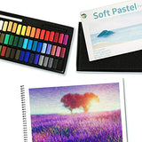(48 Colors) HASHI Non Toxic Soft Pastels for Professional - Square Chalk pastel Assorted Colors