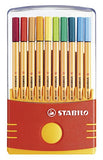 Stabilo Point 88 Fineliner Pens, 0.4 mm - 20-Color Plastic Case Set