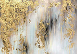 Tiancheng Art,24x36 Inch Modern Golden Decorative Artwork 100% Hand Painted Contemporary Abstract Oil Paintings on Canvas Wall Art Ready to Hang for Home Decoration Wall Decor
