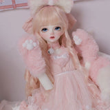 AN-LOKLIK BJD Doll 1/4 Satani LM Female Body Pink Dolls for Girl Anime Resin Toys for Kids Gift for Children