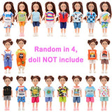 17 Pcs 5.3 Inch Doll Clothes and Accessories 4 Chelsea Outfits 4 Dresses 3 Shoes 1 Packpack 5 Painting Accessories for 6 Inch Chelsea Doll Artist Accessories
