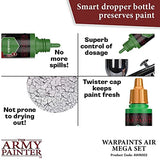 The Army Painter - Warpaints Airbrush Mega Paint Set & Airbrush Paint Thinner Bundle - Non-Toxic Water Based Acrylic Airbrush Paint Set, Flow Improver and Airbrush Medium for Miniature Wargaming