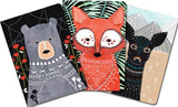 Studio Oh! Notebook Trio with Three Coordinating Designs Available in 12 Bundles, Marissa Redondo Woodland Creatures
