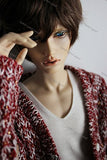 Zgmd 1/3 BJD Doll BJD Dolls Ball Jointed Doll Uncle Big Male Doll Charming Tan Color With Face Make UP