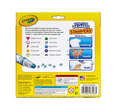 Crayola Ultra-Clean; Stamper Markers; Art Tools; 10 ct. Markers; Bright, Bold Washable Colors;