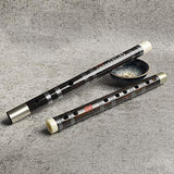 Flutes Flute Chinese Redwood Dizi for Beginner Traditional Musical Instrument Accurate Tone of C, D, E, F, G, a, b Key Popular Gift Dizi (Color : Minor A)