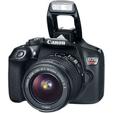 Canon EOS Rebel T6 Digital SLR Premium Kit, EF-S 18-55mm and EF 75-300mm Zoom Lenses, Backpack,