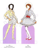 Great Fashion Designs of the Sixties Paper Dolls: 32 Haute Couture Costumes by Courreges, Balmain, Saint-Laurent and Others (Dover Paper Dolls)