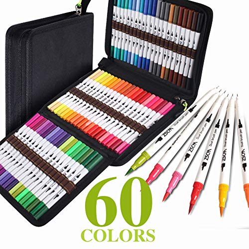 60-Colors Bullet Journal Planner Pens Colored Fine Point Markers