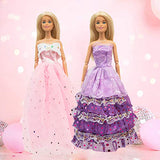 SOTOGO Doll Clothes and Accessories for 11.5 Inch Girl Doll Fashion Include 30 Sets Handmade Fashion Dresses/Wedding Dresses/Party Gown Outfit and 20 Pairs Shoes