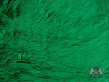 Faux / Fake Fur Shaggy GREEN Fabric By the Yard