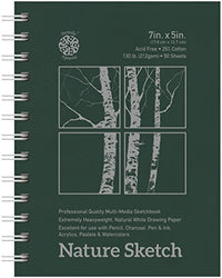 Pentalic Nature Sketch Pad, 7-Inch by 5-Inch