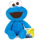 GUND Sesame Street Cuddly Corduroy Cookie Monster Plush Stuffed Animal, Blue, 13”