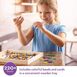 Melissa & Doug Created by Me! Bead Bouquet Deluxe Wooden Bead Set With 220+ Beads for Jewelry-Making