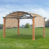 Garden Winds Replacement Canopy Top Cover for The Longford Wood Archway Pergola - Riplock 500