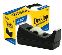 BAZIC 1-Inch Core Desktop Tape Dispenser for Office, Home, or School Supplies.