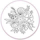 Nautical Embroidery Pattern Transfers (set of 10 hoop designs!)