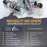 Artspiration Crystal Clear Epoxy Resin Kit For Beginners 16 Oz, Art Epoxy Resin Kit With Mica Powder, Resin Pigments, Silicon Molds, Crushed Glass, Resin Epoxy Kit For Craft & Casting, Pigment powder