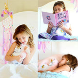 Follow Your Dreams - Unicorn Pillow and Dreamcatcher Gift Set - Includes Book, Plush Pillow, Dream Catcher, and Notepad for Girls Age 4 5 6 7 8 9 Years - Great for Birthday, Christmas, Room Decor
